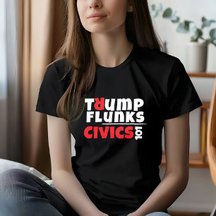 アンチトランプ学生の抗議スローガン赤 トライブレンドTシャツ