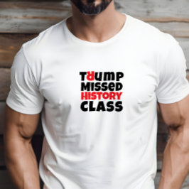 アンチトランプ学生の抗議スローガン赤 Tシャツ