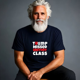 アンチトランプ学生の抗議スローガン赤 Tシャツ