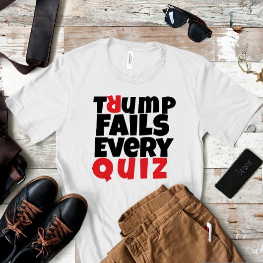 アンチトランプ学生の抗議スローガン赤 Tシャツ