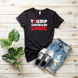 アンチトランプ学生の抗議スローガン赤 Tシャツ