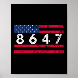 アンチトランプ弾薬47 8647 86 47 47第47代大統領 ポスター