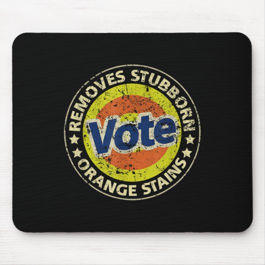 アンチトランプ投票の洗剤おもしろい贈り物 マウスパッド (正面)