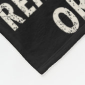 アンチトランプ投票洗剤おもしろいヴィンテージ フリースブランケット (角)