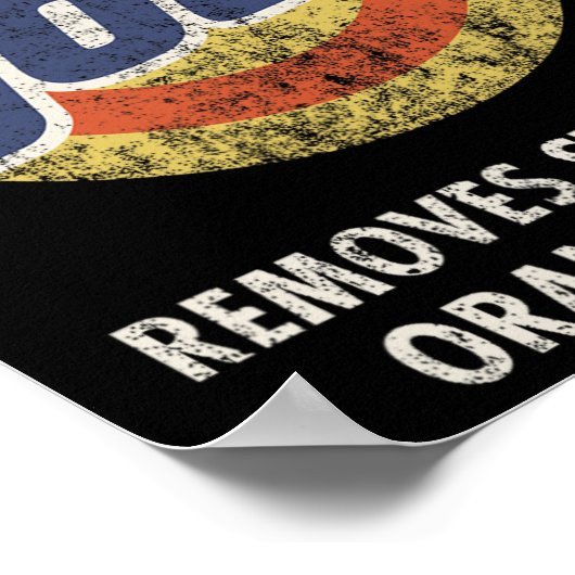 アンチトランプ投票洗剤おもしろいヴィンテージ ポスター (角)