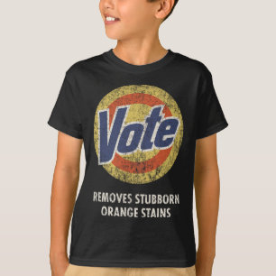 アンチトランプ投票洗剤おもしろいヴィンテージ Tシャツ