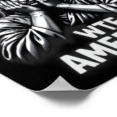 アンチトランプ政治と民主主義Wtfアメリカ ポスター (角)