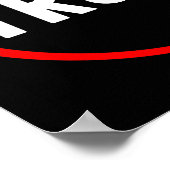 アンチトランプ政治赤黒民主党員 ポスター (角)