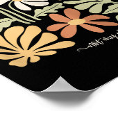 アンチトランプ私の社長ではない花の女性 ポスター (角)