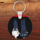 アンチトランプ私は夢の警察を逮捕するトランプ・ポリ キーホルダー (正面)