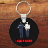 アンチトランプ私は夢の警察を逮捕するトランプ・ポリ キーホルダー (正面)