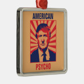 アンチトランプ精神病 メタルオーナメント (右)