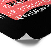 アンチトランプ聖書の詩と彼らはマルを衣服する ポスター (角)