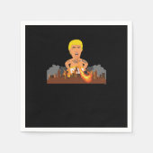 アンチトランプ自由政治共産主義活動家Im スタンダードカクテルナプキン (正面)