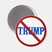 アンチトランプ赤丸X付き マグネット (正面/裏面)