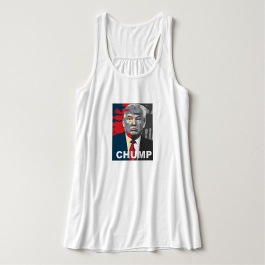 アンチトランプ運動 | Chump Muscle Tank タンクトップ (デザイン正面)