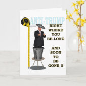 アンチトランプ/あなたが長い所で カード (黄色い花)