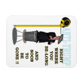 アンチトランプ/あなたが長い所で マグネット (横)