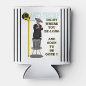 アンチトランプ/あなたが長い所で 缶クーラー (正面)