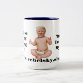 アンチトランプ ツートーンマグカップ (中央)