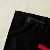 アンチトランプ – トランプに対する人間 ビーチタオル (インサイチュ)