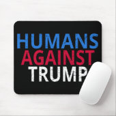 アンチトランプ – トランプに対する人間 マウスパッド (マウス)