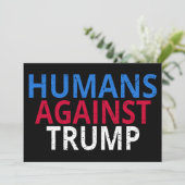 アンチトランプ – トランプに対する人間 招待状 (スタンド正面)