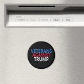 アンチトランプ – トランプに対する退役軍人 マグネット (インサイチュ (食洗機))