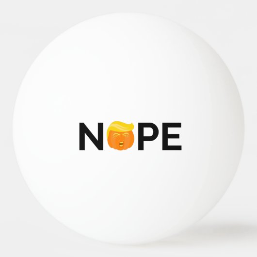 アンチトランプ – ノペハロウィーン版I 卓球ボール (正面)