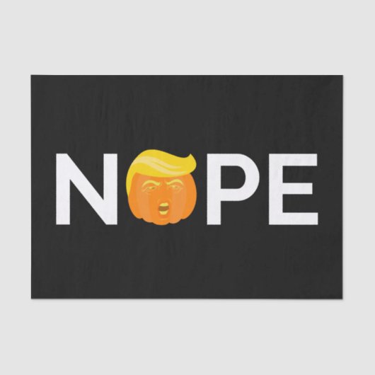 アンチトランプ – ノペハロウィーン版I 薄葉紙 (正面)