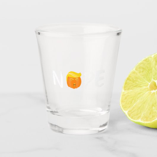 アンチトランプ – ノペハロウィーン版II ショットグラス (正面)