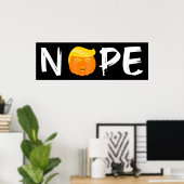 アンチトランプ – ノペハロウィーン版II ポスター (ホームオフィス)