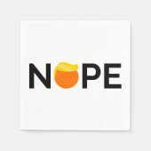 アンチトランプ – ノーペ版 スタンダードカクテルナプキン (正面)