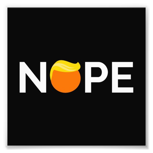 アンチトランプ – ノーペ版 フォトプリント (正面)