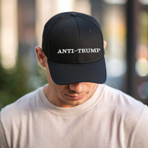 アンチトランプ 刺繍入りキャップ
