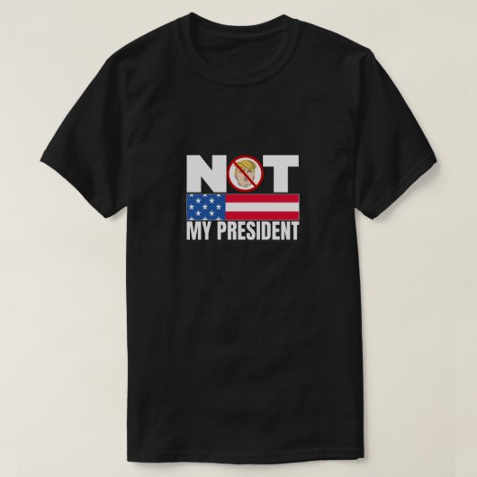 アンチトランプ Tシャツ (デザイン正面)