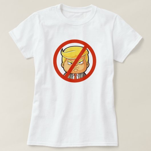 アンチトランプ Tシャツ (デザイン正面)