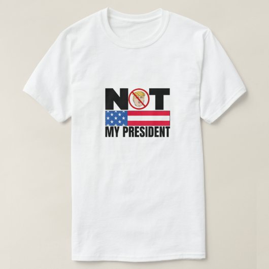 アンチトランプ Tシャツ (デザイン正面)