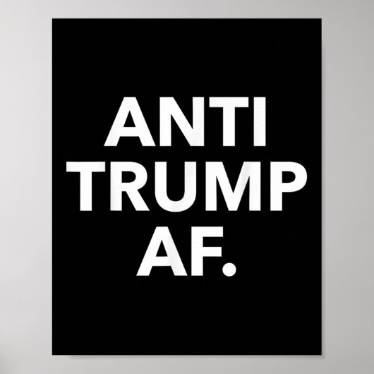 アンチトランプAf ポスター (正面)