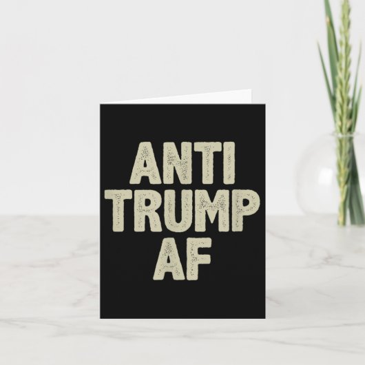 アンチトランプAf -ヴィンテージスタイル- カード (正面)