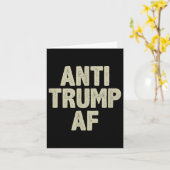 アンチトランプAf -ヴィンテージスタイル- カード (黄色い花)