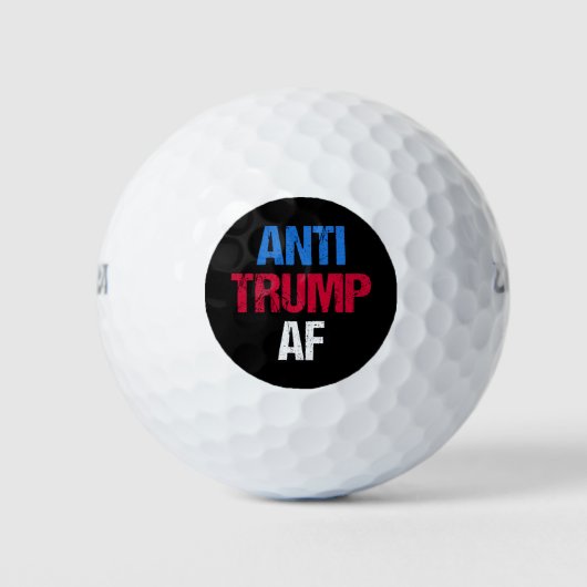 アンチトランプAF I ゴルフボール (正面)