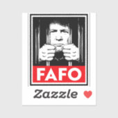 アンチトランプFAFO シール (シート)