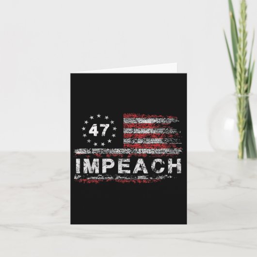 アンチトランプInfach 47トランプ第47代大統領 カード (正面)