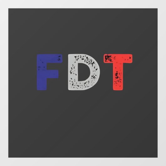 アンチトランプMaga FDTレジスタデモクラシーレトロ ウィンドウサイン (シート)