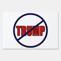 アンチトランプNoトランプ屋外ヤードサイン