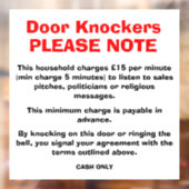 アンチドアのノック記号 ウィンドウサイン (シート2)