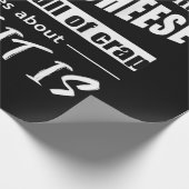 アンチドナルドトランプはアメリカのチーズ女性のようなものだ ラッピングペーパー (角)