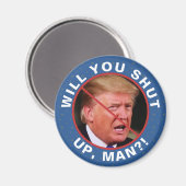 アンチドナルドトランプバイデン氏引用文は男を閉じる マグネット (正面/裏面)