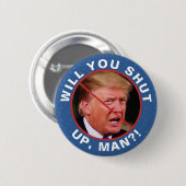 アンチドナルドトランプバイデン氏引用文は男を閉じる 缶バッジ (正面&裏面)